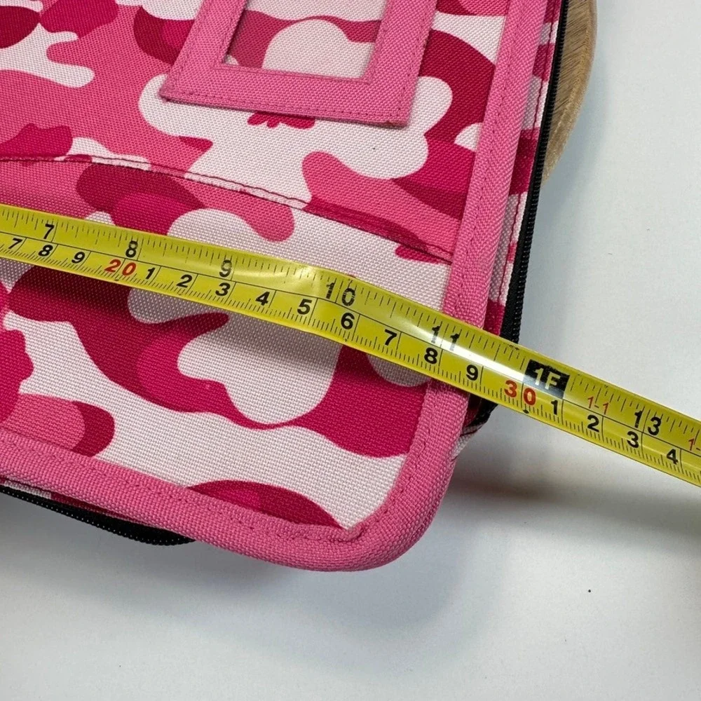 VTG Y2K Old Navy Pink Floral Camo Zip 3 Ring Binder Y2K 2005 School Office NWOT